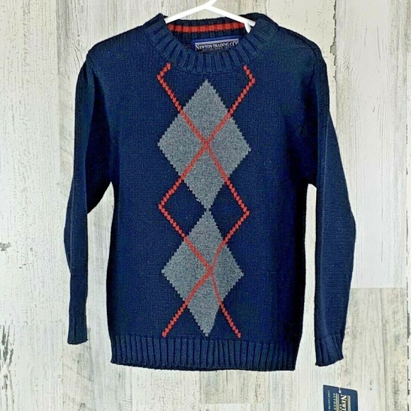 Newton Trading Co. Boys Youth Sweater Blue Size 5 - Picture 1 of 3